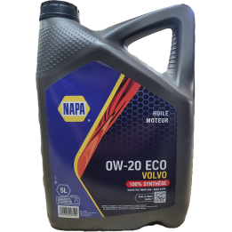 Huile moteur 0W-20 ECO VOLVO 5L NOS0W20-5L NAPA