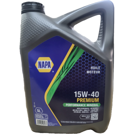 Huile moteur 15W-40 PREMIUM 5L NOM15W40-5L NAPA