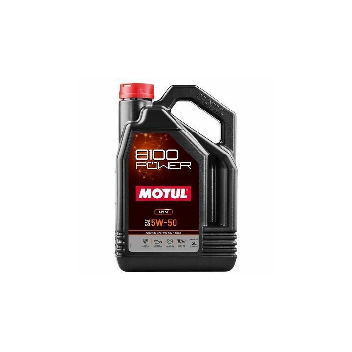Huile moteur 8100 POWER 5W-50 5L 111812 MOTUL