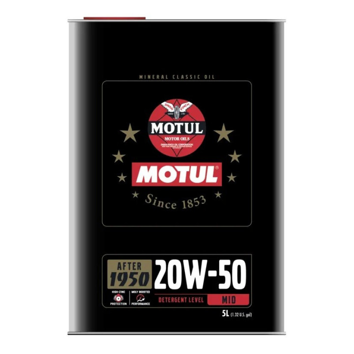 Huile moteur CLASSIC 20W-50 5L 110622 MOTUL