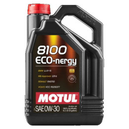 Huile moteur 8100 ECO-NERGY SAE 0W-30 5L 102794 MOTUL