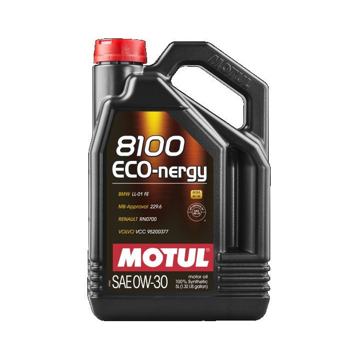 Huile moteur 8100 ECO-NERGY SAE 0W-30 5L 102794 MOTUL