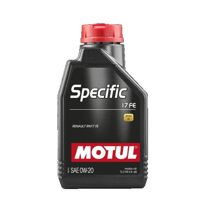 Huile moteur SPECIFIC 17 FE SAE 0W-20 1L 109949 MOTUL