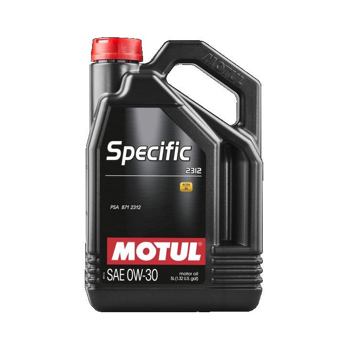Huile moteur SPECIFIC 2312 SAE 0W-30 5L 106414 MOTUL