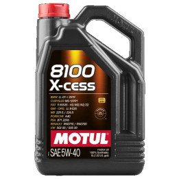 Huile moteur 8100 X-CESS SAE 5W-40 5L 102870 MOTUL