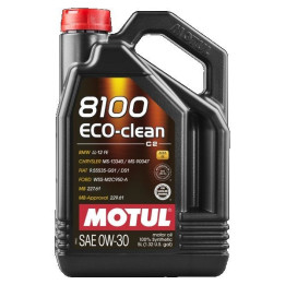 Huile moteur 8100 ECO-CLEAN C2 SAE 0W-30 5L 102889 MOTUL