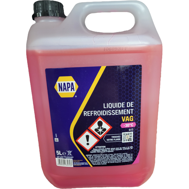 Liquide de refroidissement VAG -30°C 5L NLR30VW-5L NAPA