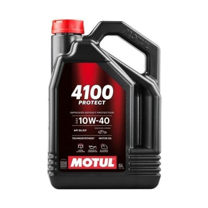 Huile moteur 4100 PROTECT SAE 10W-40 5L 113001 MOTUL