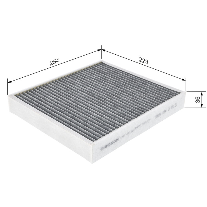 Filtre d'habitacle R5502 / 1987435502 BOSCH