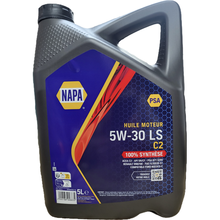 Huile moteur N0S5W30C2-5L NAPA | Huiles moteur