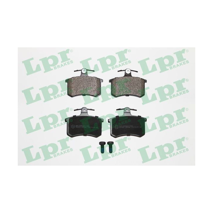 Jeu de 4 plaquettes de frein 05P440 LPR