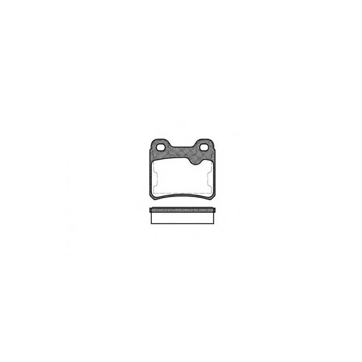 Jeu de 4 plaquettes de frein 02282.10 ROAD HOUSE