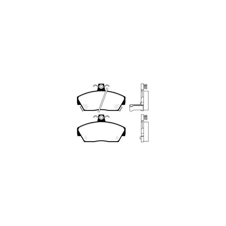 Plaquettes de frein BP-2013 KAVO PARTS
