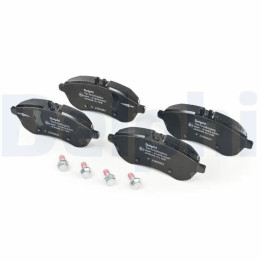 Jeu de 4 plaquettes de frein LP2028 DELPHI