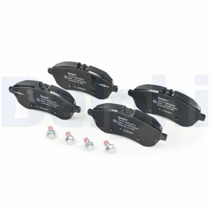 Jeu de 4 plaquettes de frein LP2028 DELPHI