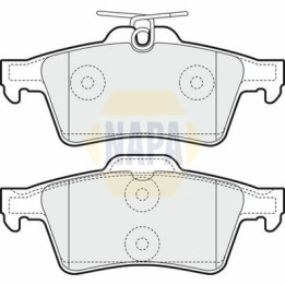 Plaquettes de frein NAPA NBP1411 | MSC Auto Pièces