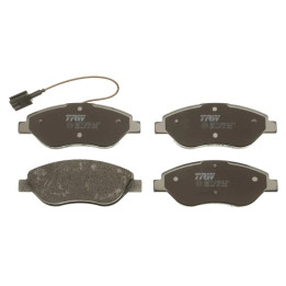 Jeu de 4 plaquettes de frein GDB1484 TRW | Plaquettes de frein