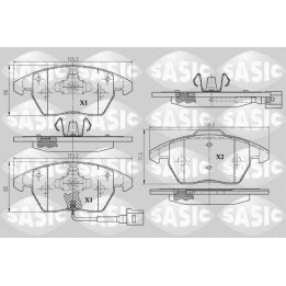 Plaquettes de frein 6216004 SASIC