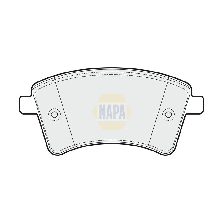 Plaquettes de frein NBP1407 NAPA