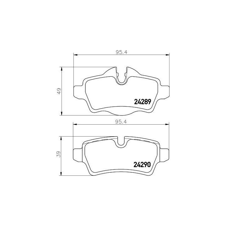 Plaquettes de frein MDB2930 MINTEX