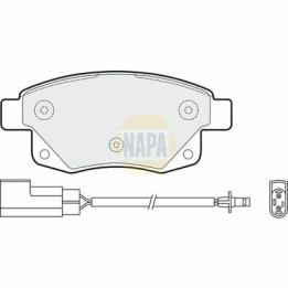 Plaquettes de frein NBP1230 NAPA