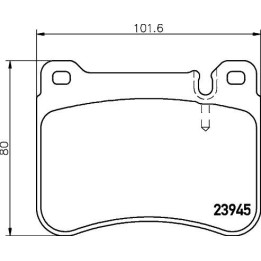 MDB2775 MINTEX | Plaquettes de frein