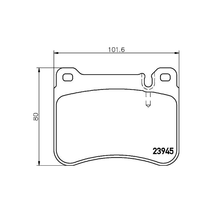 Plaquettes de frein MDB2775 MINTEX