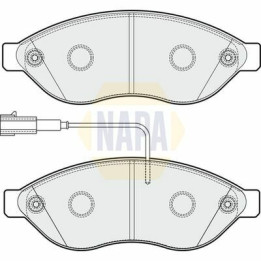 Plaquettes de frein NBP1453 NAPA