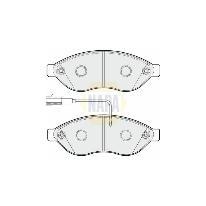 Plaquettes de frein NBP1453 NAPA
