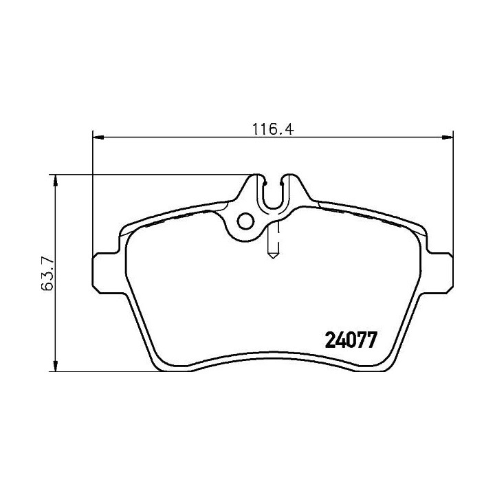 Plaquettes de frein MDB2685 MINTEX