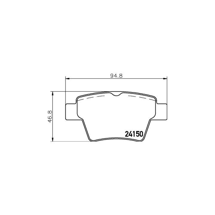 Plaquettes de frein MDB2693 MINTEX