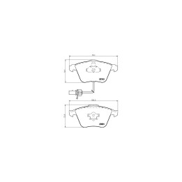 Plaquettes de frein MDB2648 MINTEX