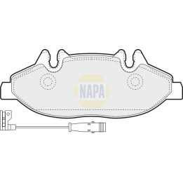 Plaquettes de frein NBP1044 NAPA