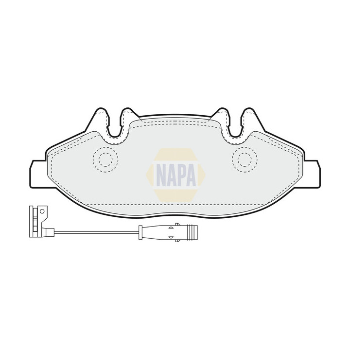 Plaquettes de frein NBP1044 NAPA