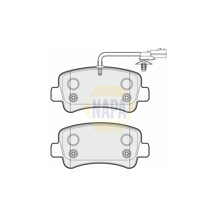 Plaquettes de frein NBP1068 NAPA