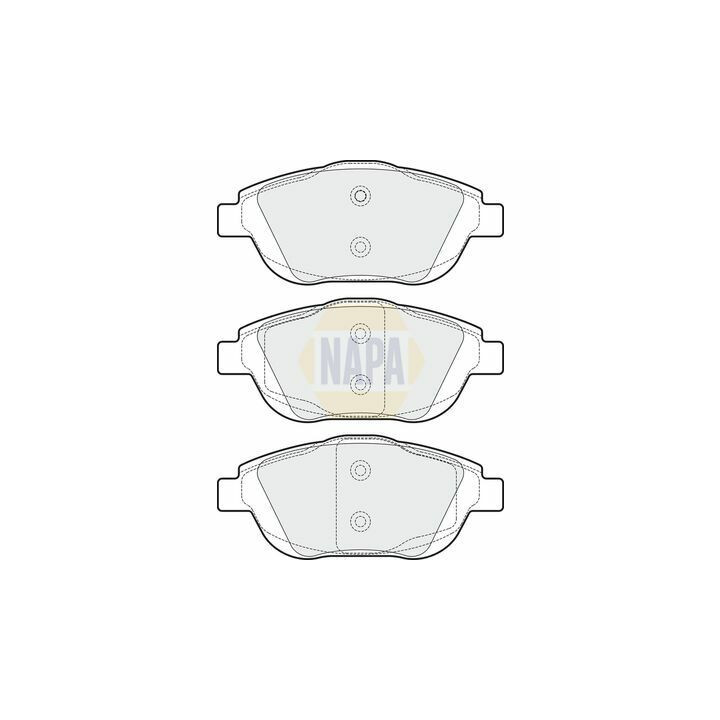 Plaquettes de frein NBP1264 NAPA