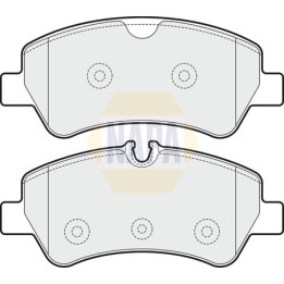 Plaquettes de frein NBP1182 NAPA