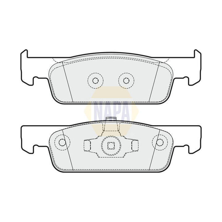 Plaquettes de frein NBP1024 NAPA