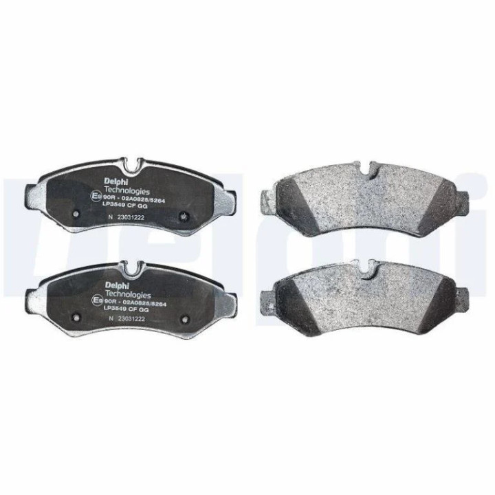 Plaquettes de frein LP3549 DELPHI | Plaquettes de frein