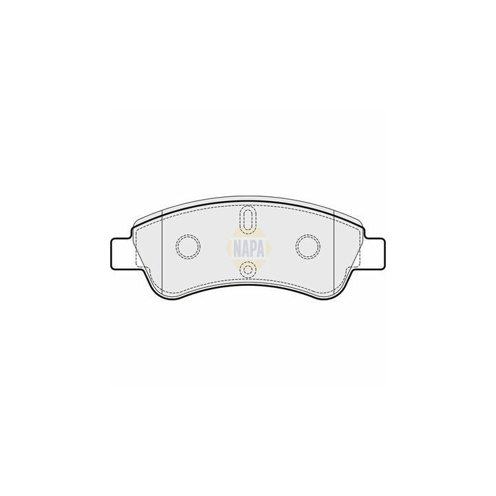 Plaquettes de frein NBP1146 NAPA
