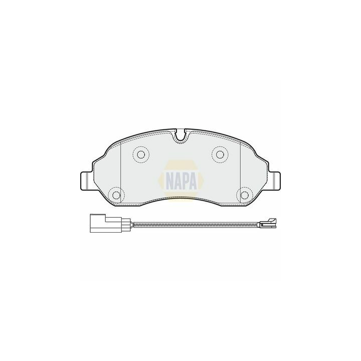 Plaquettes de frein NBP1254 NAPA