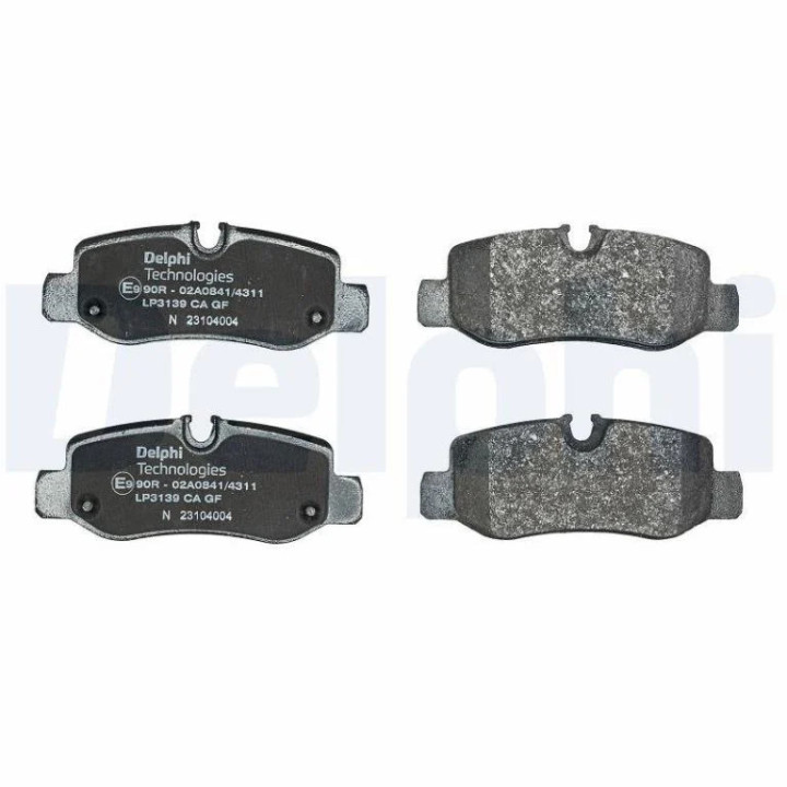 Plaquettes de frein LP3139 DELPHI | Plaquettes de frein