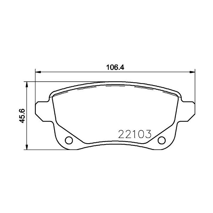 Plaquettes de frein MDB3765 MINTEX