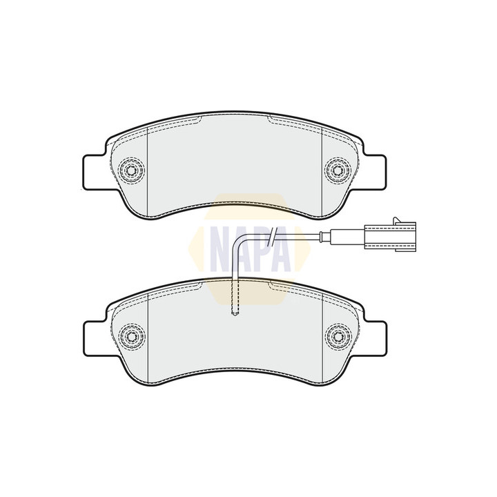 Plaquettes de frein NBP1415 NAPA