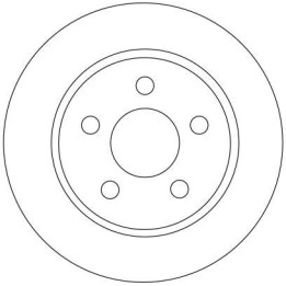 Jeu de disques de frein 562361B DENDIX