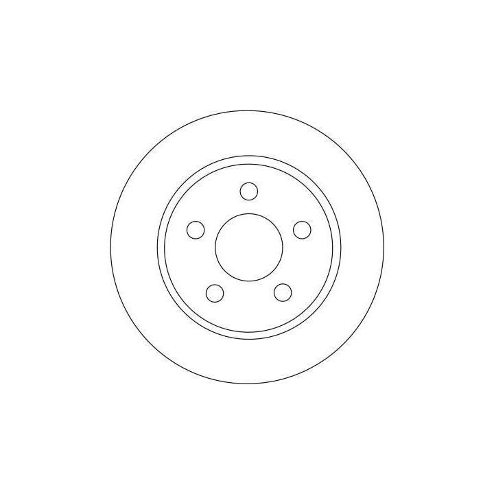 Jeu de disques de frein 562361B DENDIX