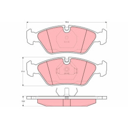 Plaquettes de frein FP14247 FEG | Plaquettes de frein