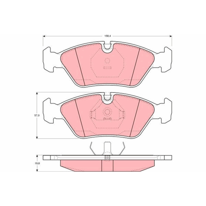 Plaquettes de frein FP14247 FEG | Plaquettes de frein