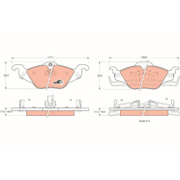 Plaquettes de frein RBP026 REQUAL