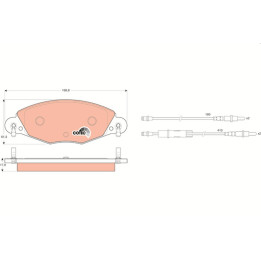 PS180 TECH'IN | Plaquettes de frein